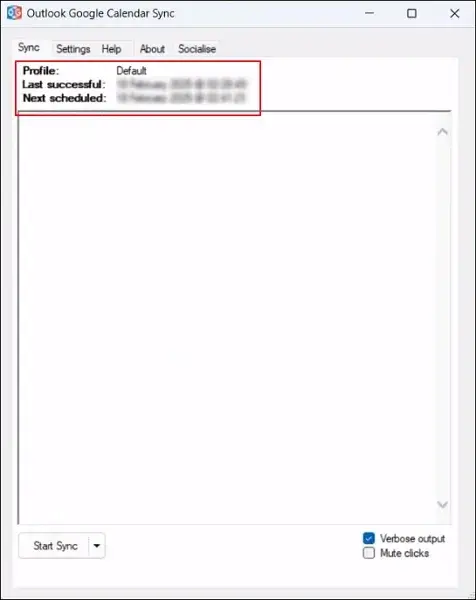 Check for a successful status on your screen