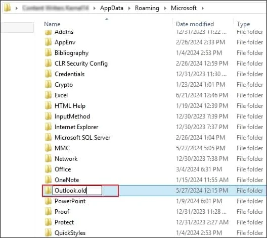 rename folder