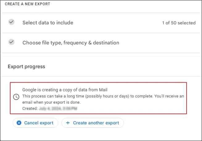 download link on your Gmail account