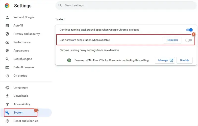 Use hardware acceleration when available