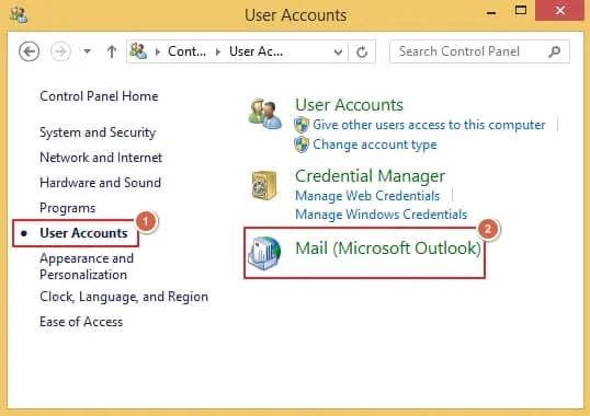 Select Users Accounts