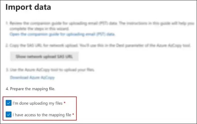 Preparing the mapping file