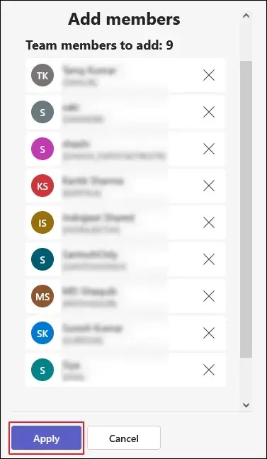 Add a new members