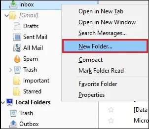 Launch the Thunderbird application