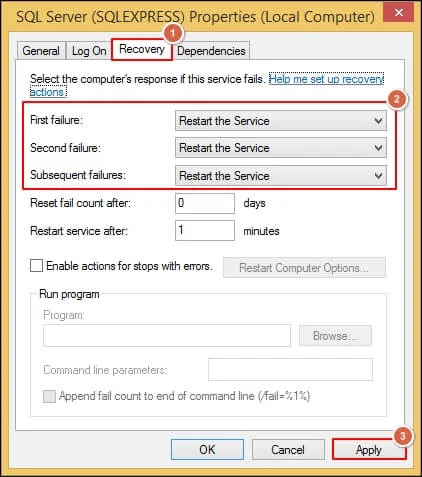 Restart the Service