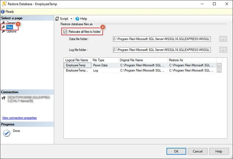 Relocate all files