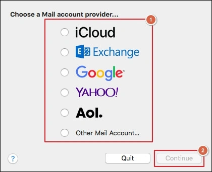 click Continue