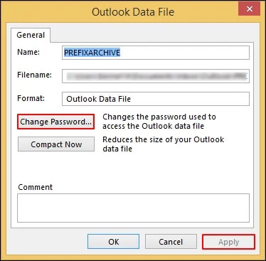 Change password