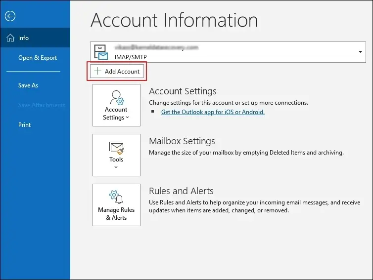 Add Account