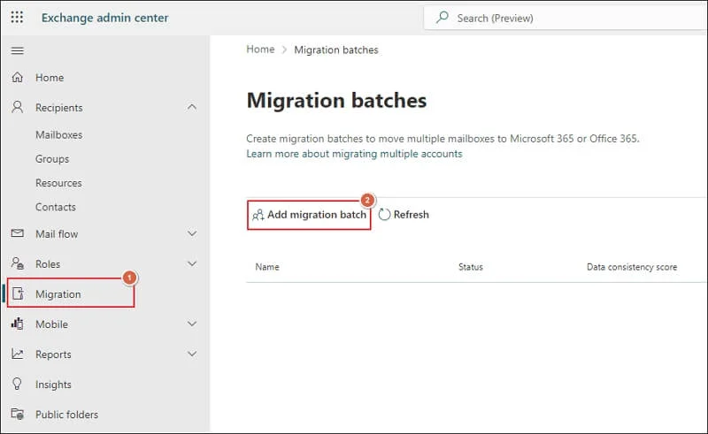 Add Migration Batch