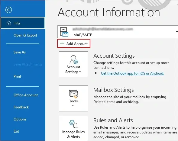 Add Accounts
