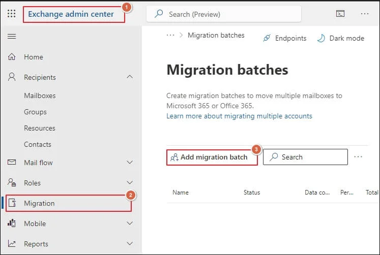 Add migration batch