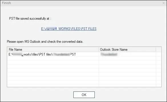 Click OK