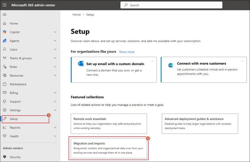 Microsoft 365 admin center