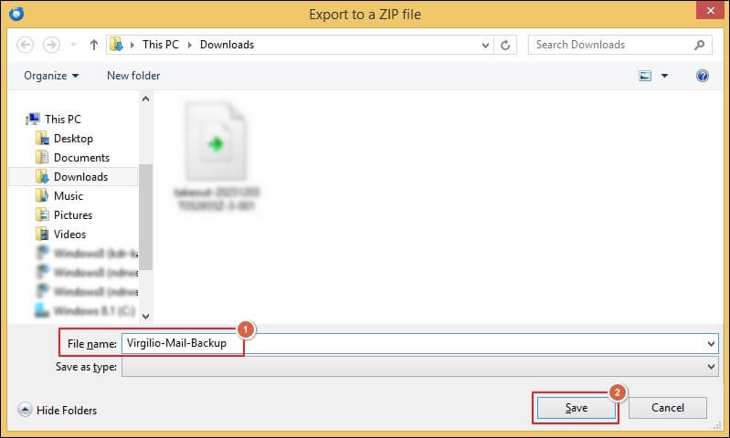Enter the name and save