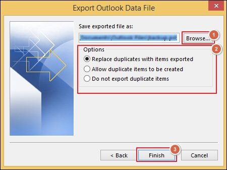 choose the desired file saving location