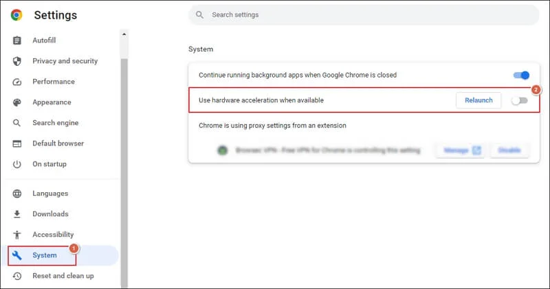 Hardware acceleration
