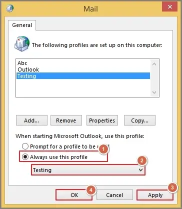 Make profile the default