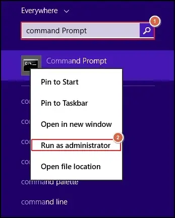 Open Command Prompt As Administrator