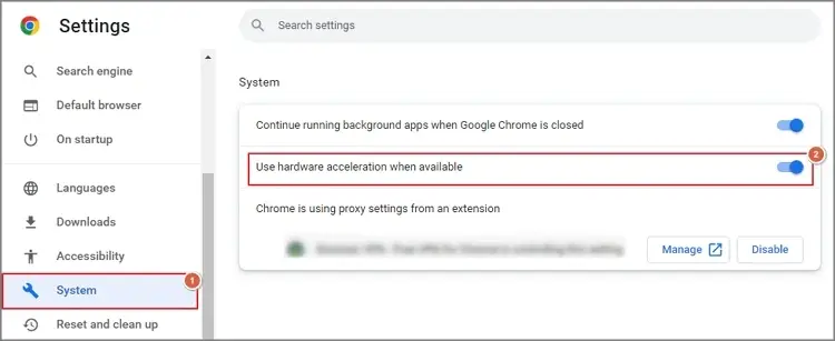 Use Hardware Acceleration when available