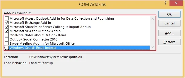 enable one by one to find the problematic one