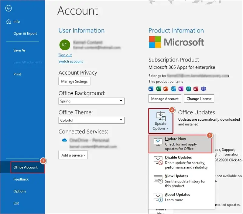 Update Now to fix bugs or sync instabilities