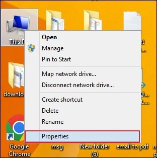 Access the System Properties