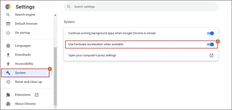 use hardware acceleration