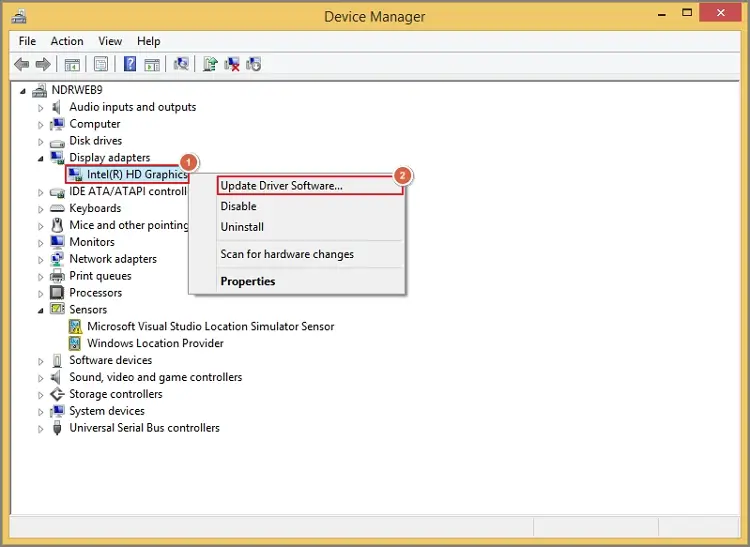 update driver software
