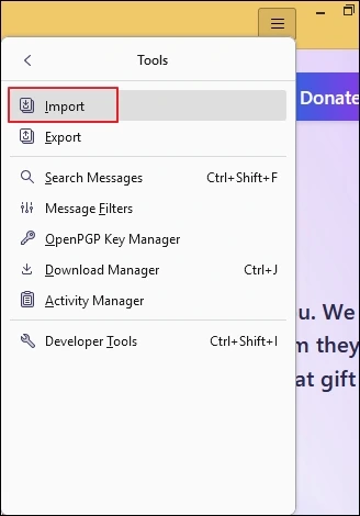 select import