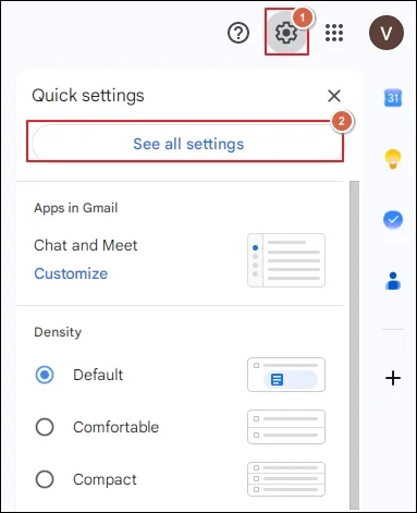 See all settings