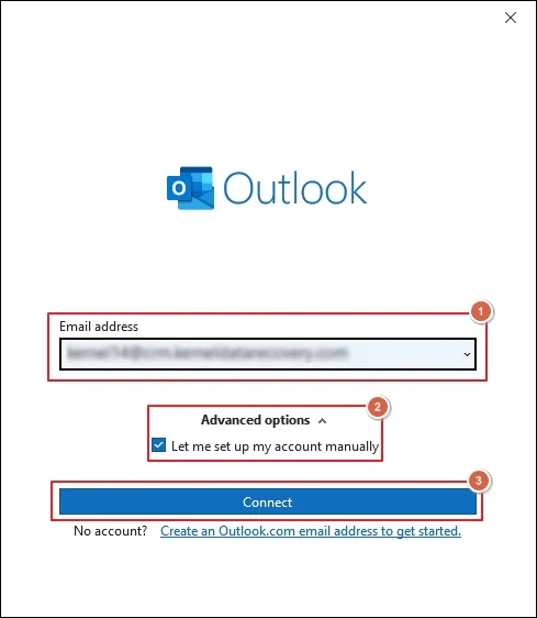 Type email address