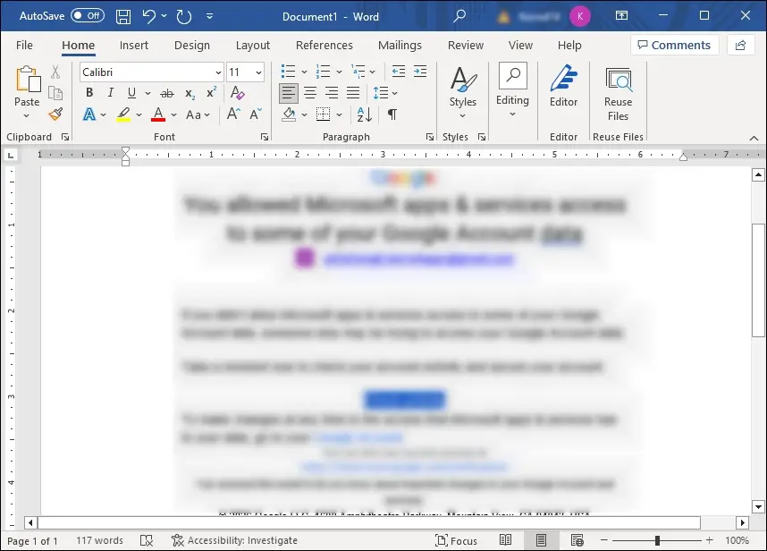 paste the copied content