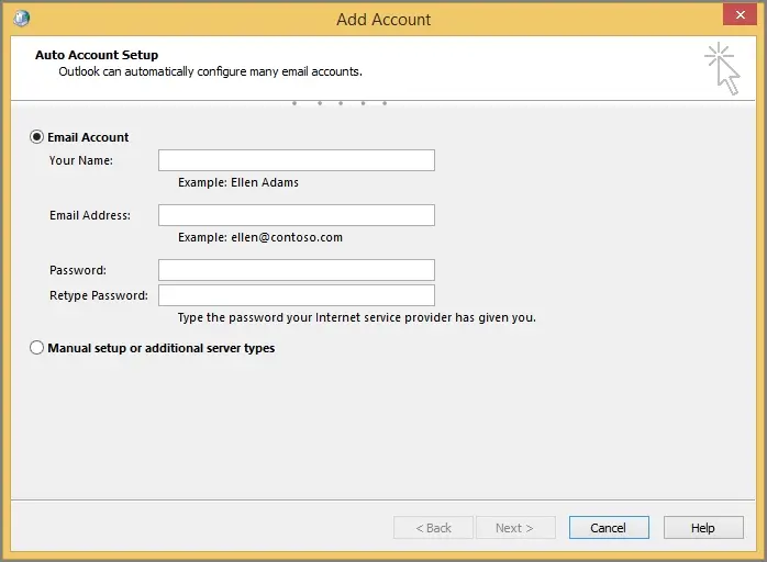 setup your email account