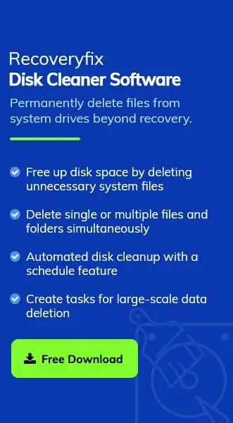 Recoveryfix Disk Cleaner Software sidebanner