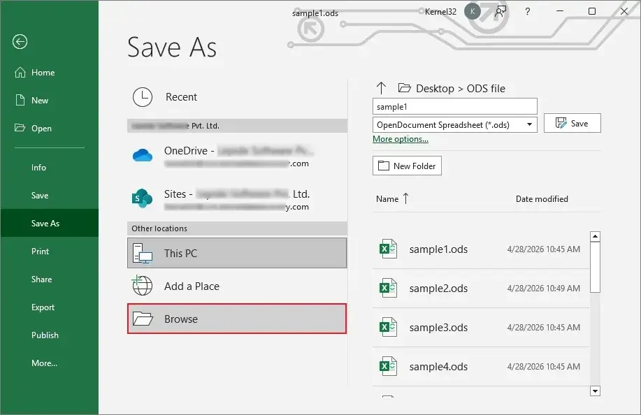 Convert ODS to Excel (XLS/XLSX): 5 Easy Methods
