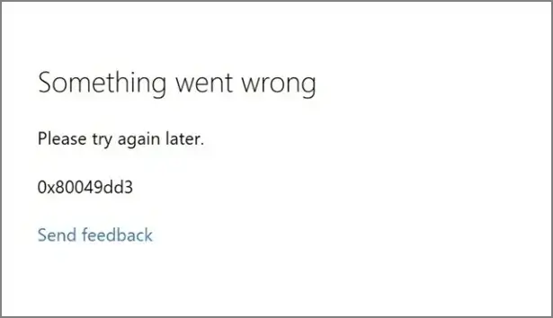 Outlook error 0x80049dd3