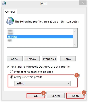 Always use this profile