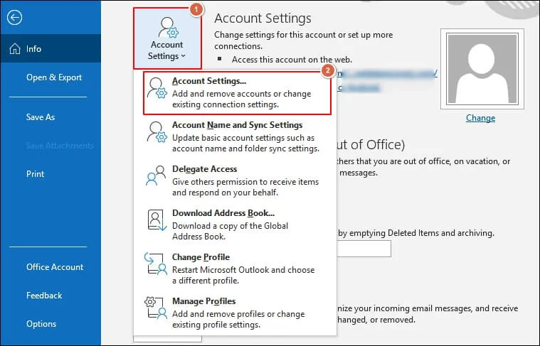 Account Settings