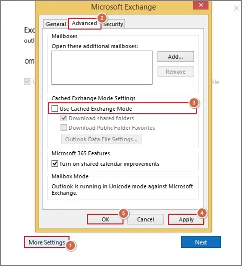 Cached Exchange Mode