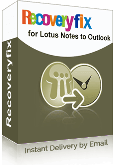 Recoveryfix for Lotus Notes to Outlook