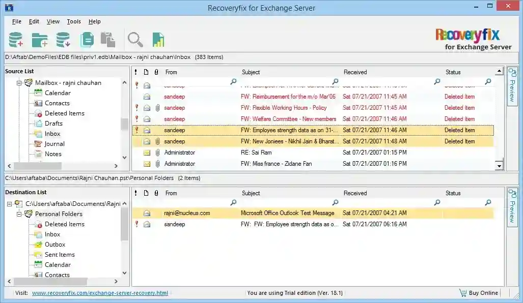 Get a complete report after successful migration