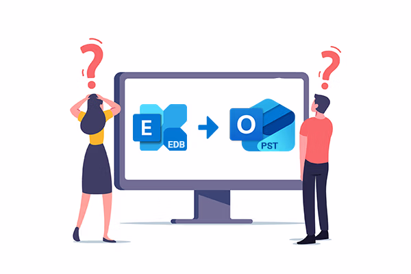 EDB to PST converter software screen