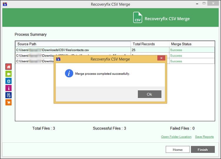 Merge process completed successfully