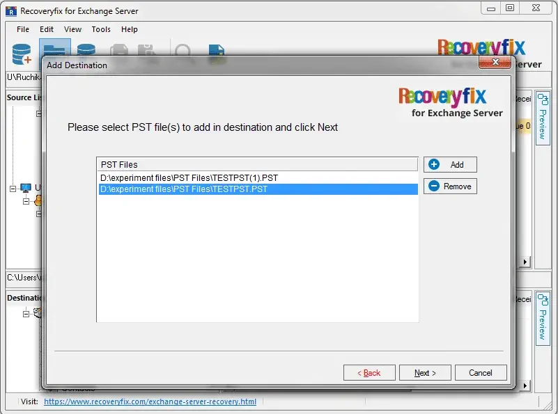 Select and then remove the particular file