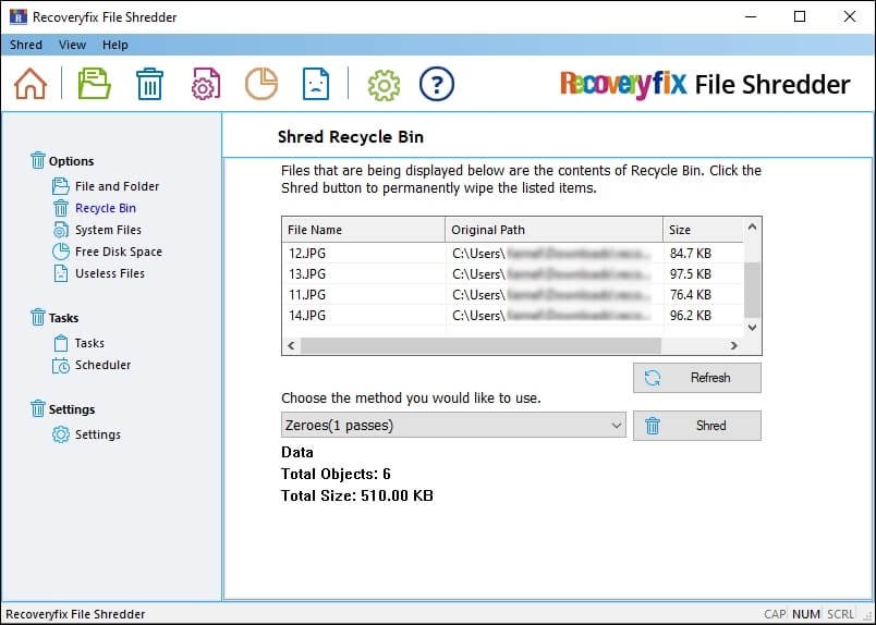 Refresh to get the list