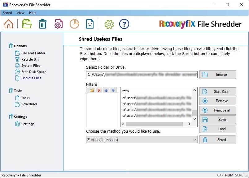 Start Scan to load objects