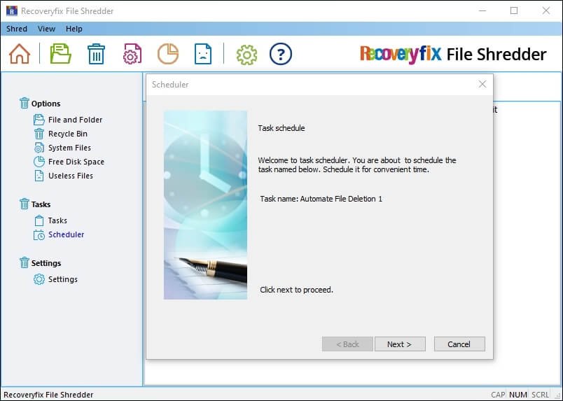  Verify the selected Task Name