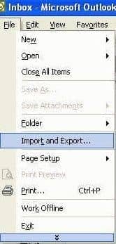 Go to file & import and export