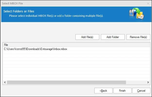 Add MBOX Files